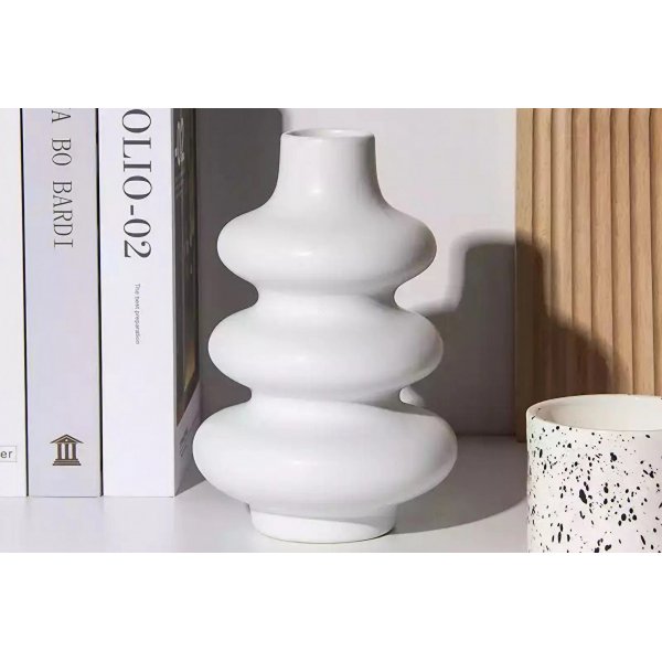 Vase Striga - Blanc
