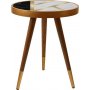 Liny sidobord cirkel 45 x 45 cm - Flerfrgad