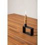 Chan matbord 200 x 100 cm - Svart/Natur