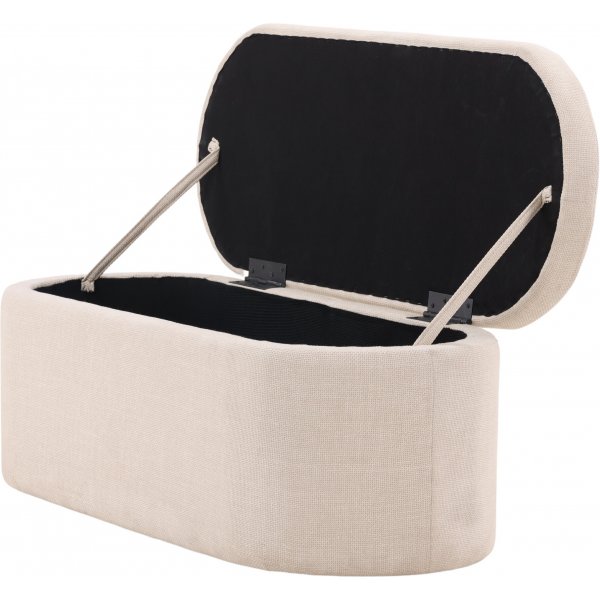 Pouf Potenza - Blanc cassé Pouf Potenza - Blanc cassé