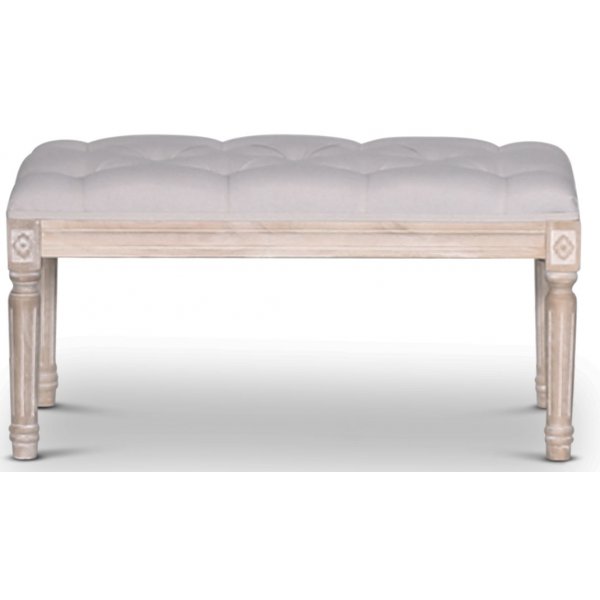 Cholet sittbänk Bredd 80 cm - Antik finish / Linne Cholet sittbänk Bredd 80 cm - Antik finish / Linne