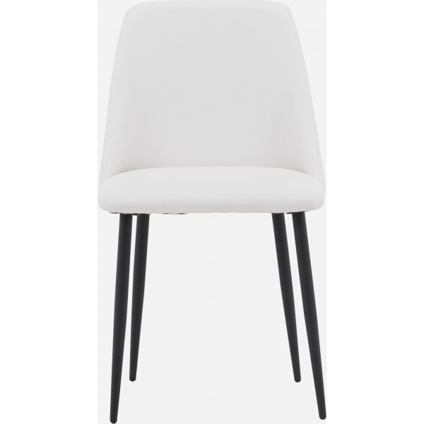 Chaise de salle  manger Night - PU blanc