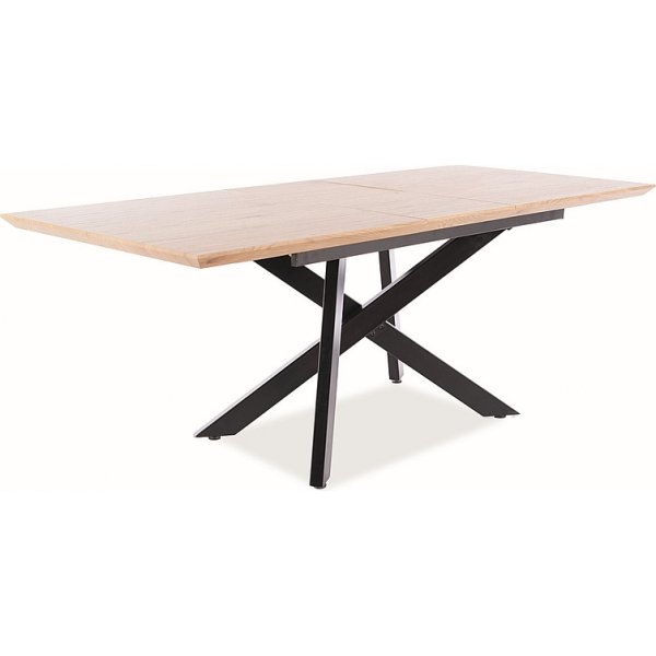 Table  manger Capitol 160-200 cm - Chne/noir