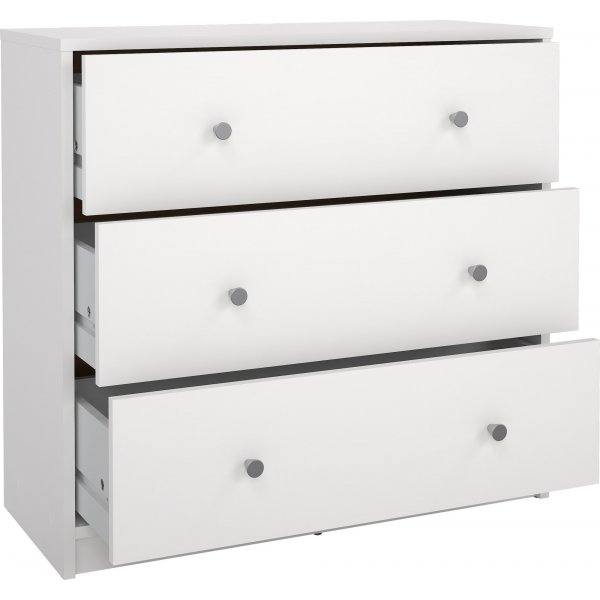 May ladekast met 3 lades - Wit May ladekast met 3 lades - Wit