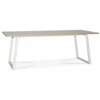 Edge matbord 240x90 cm - Vit Högtryckslaminat (HPL) Edge matbord 240x90 cm - Vit Högtryckslaminat (HPL)