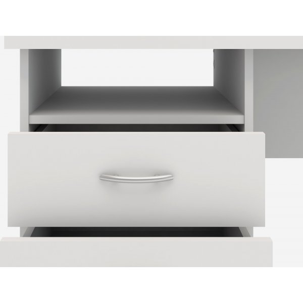 Function Plus skrivbord 120,1 x 48,1 x 72,6 cm - Vit Function Plus skrivbord 120,1 x 48,1 x 72,6 cm - Vit