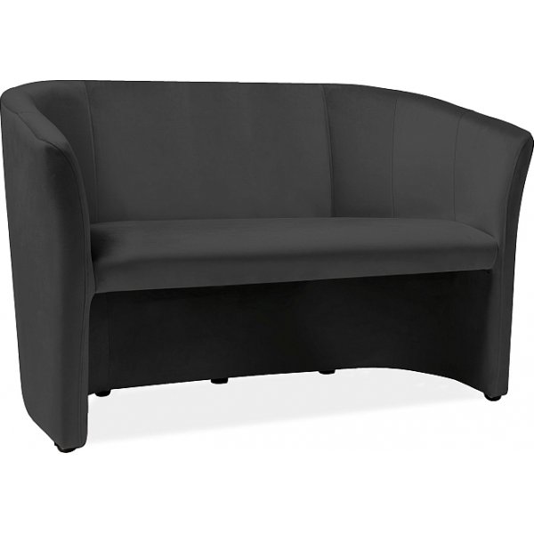 Lilyanna 2-sits soffa - Svart