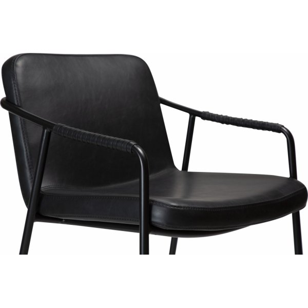 Tabouret de bar Boto - PU noir