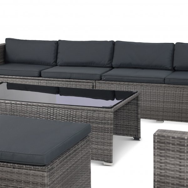 Loungeset Lervik - Grå konstrotting Loungeset Lervik - Grå konstrotting