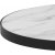 Table basse Soli 45 cm - Marbre blanc/noir