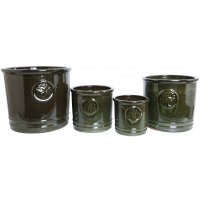 4 set av Krukor Mark - Mörkgrön 4 set av Krukor Mark - Mörkgrön