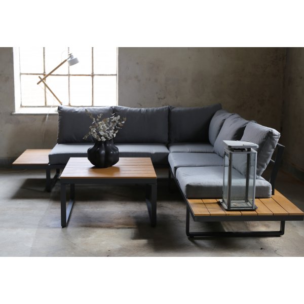 Canapé d'angle extérieur avec table + Nettoyage textile pour meubles Canapé d'angle extérieur avec table + Nettoyage textile pour meubles