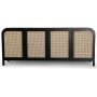 Othello sideboard i rotting - Svart / Natur