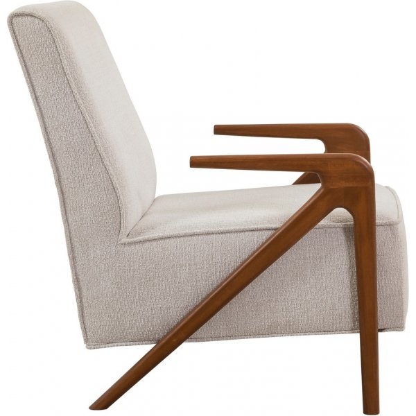 Larus fåtölj - Cream/valnöt Larus fåtölj - Cream/valnöt