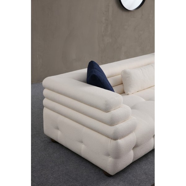 Canap 3 places Boston - Blanc