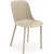 Chaise de salle  manger coquille, paquet de 2 - Beige