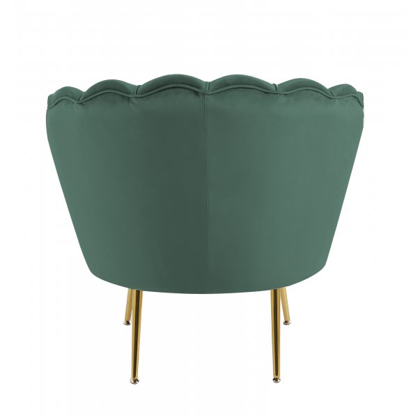 Fåtölj grön/mässing - Kingsley Fåtölj grön/mässing - Kingsley