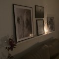 Kundbild Confect tavellist 100 cm - Vit: Två lister ihopsatta för att skapa...
