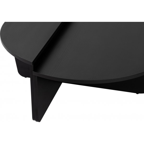 Orion soffbord 90 x 90 cm - Trä/svart Orion soffbord 90 x 90 cm - Trä/svart