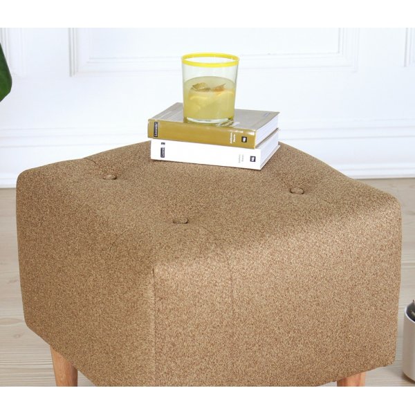 Tomp sittpuff - Guld