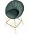 Tabouret de bar Pelican 112 - Vert fonc/or