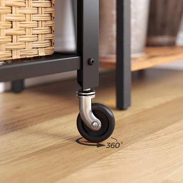 Lasse serveringsvagn - Brun/svart Lasse serveringsvagn - Brun/svart