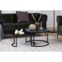 Spiro salontafel 70 x 40 cm - Zwart
