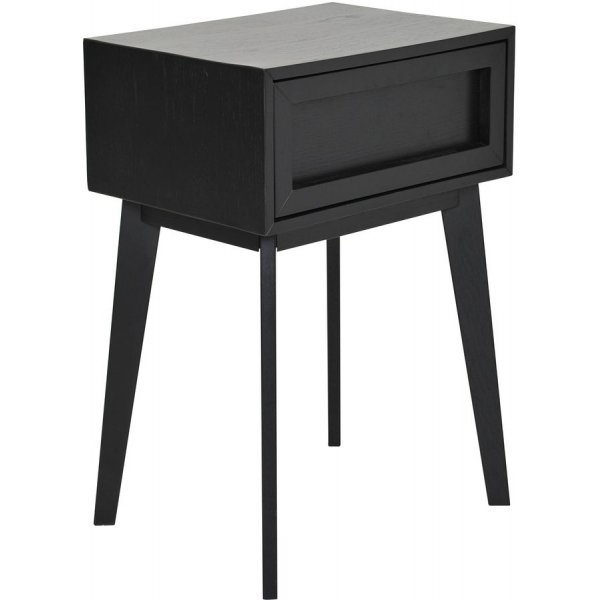 Isak nachtkastje - Zwart eikenfineer