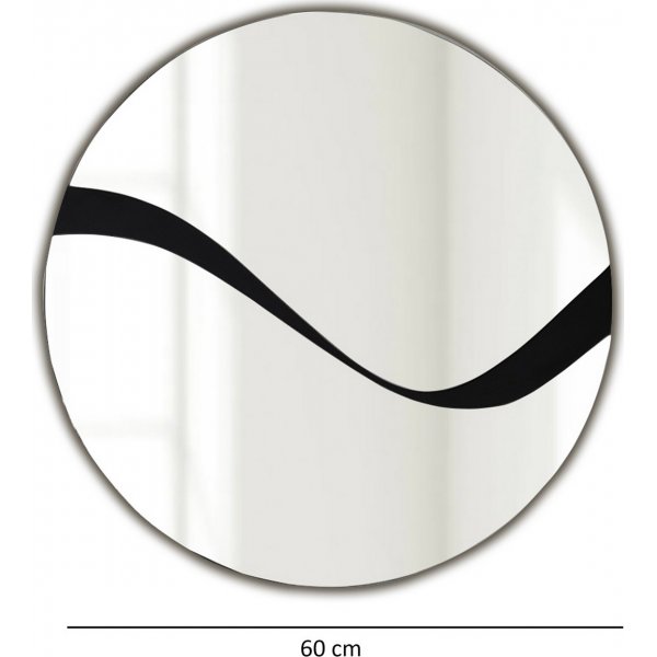 Miroir abstrait 3 - Noir Miroir abstrait 3 - Noir