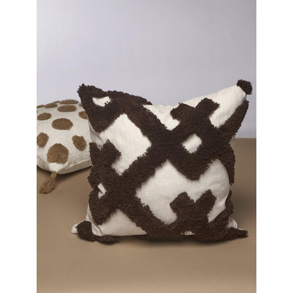 Ines kuddfodral 45 x 45 cm - Mocca Ines kuddfodral 45 x 45 cm - Mocca