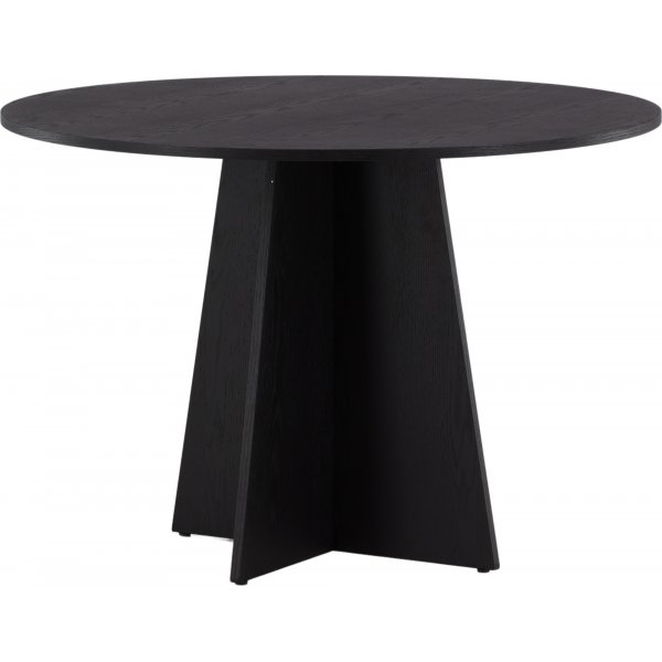 Bootcut eettafel 110 cm - Zwart