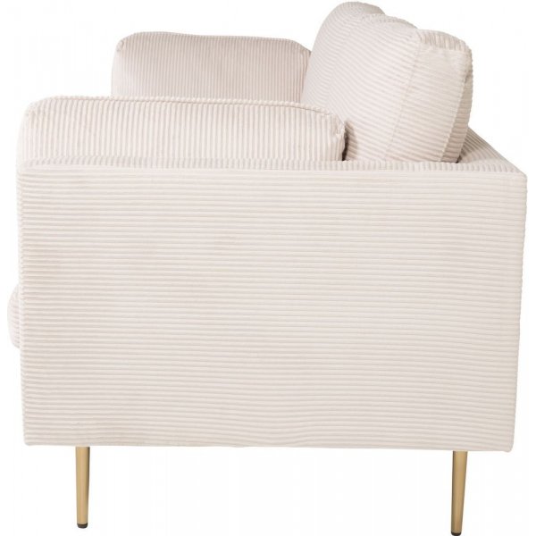 Canapé 3 places Savanna - Velours côtelé beige Canapé 3 places Savanna - Velours côtelé beige