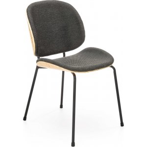 Chaise Cadeira 467 - Chne/gris fonc