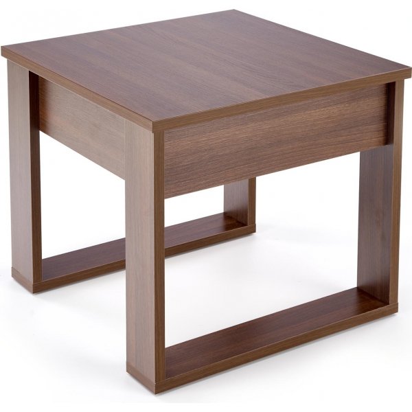 Table basse Nea 60 x 60 cm - Noyer foncé Table basse Nea 60 x 60 cm - Noyer foncé