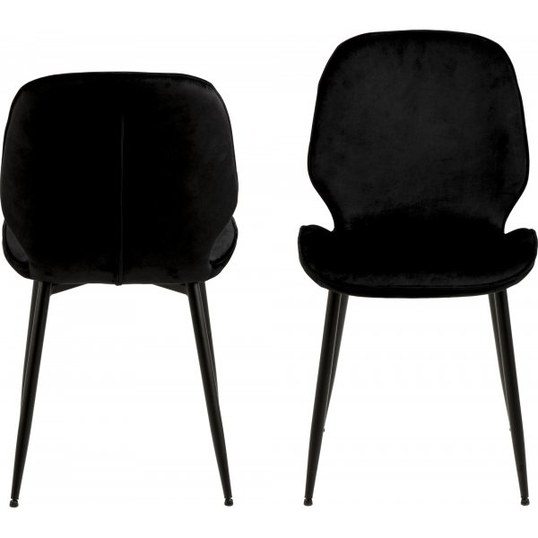 Chaise de salle  manger Femke - Noir