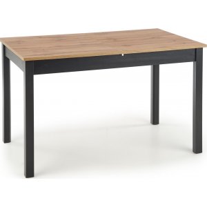 Table  manger Rainer 124-168 cm - Chne Wotan/noir