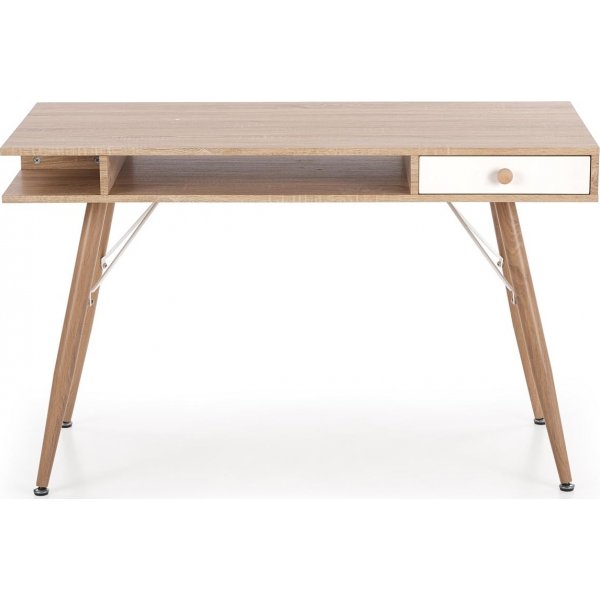 Bureau Miriam 120x60 cm - Chne Sonoma/blanc