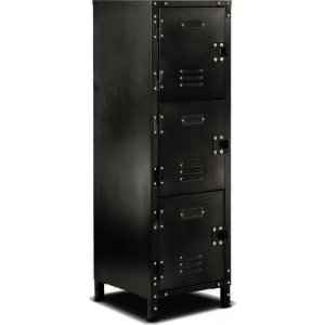 Volume skåp i plåt med 3 dörrar + Möbeltassar Volume skåp i plåt med 3 dörrar + Möbeltassar