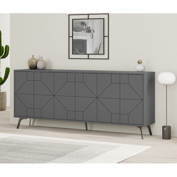 Buffet Dune 184 cm - Anthracite Buffet Dune 184 cm - Anthracite