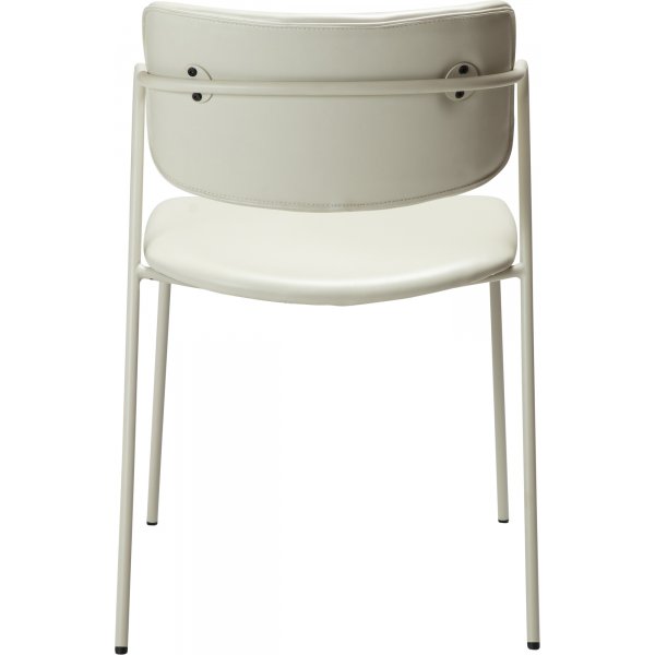 Chaise de salle à manger Zed - PU blanc Chaise de salle à manger Zed - PU blanc