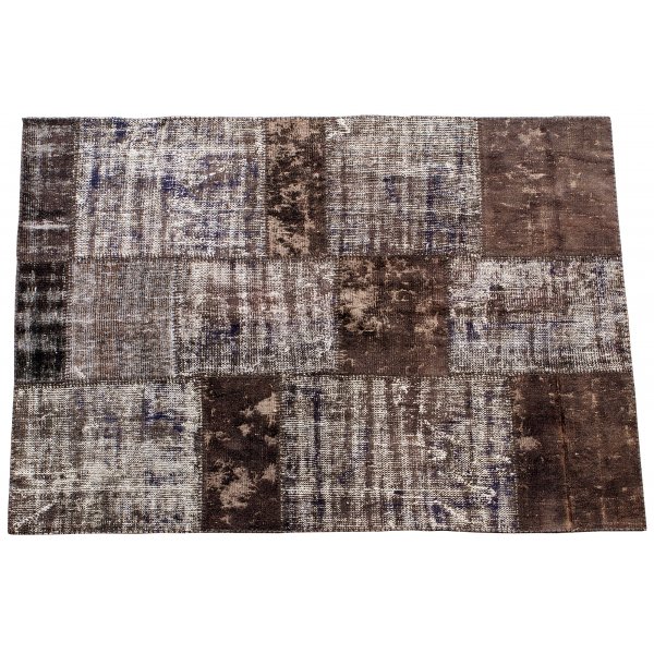 �kta Patchwork matta Persia - Svart