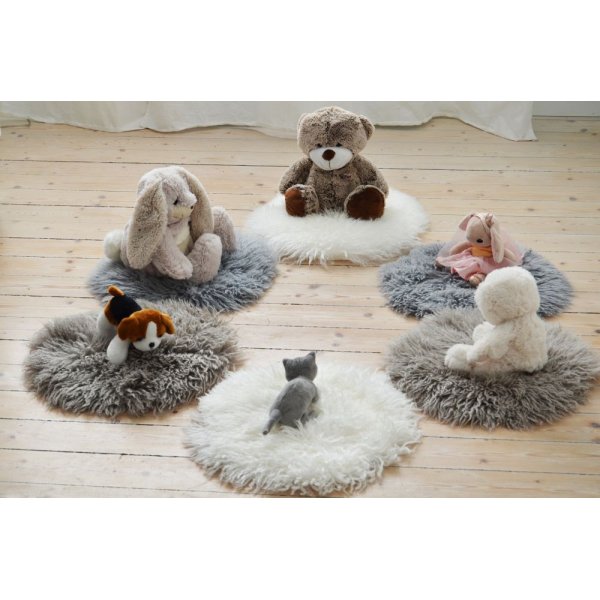 Baby lamsvacht Donkergrijs