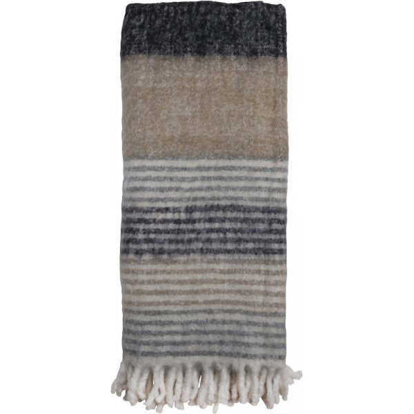 Plaid Melker - Noir/marron/gris Plaid Melker - Noir/marron/gris