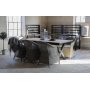 Bologna matbord 200-240 cm - Svart / Ek (Aintwood) + Textilskydd fr mbler
