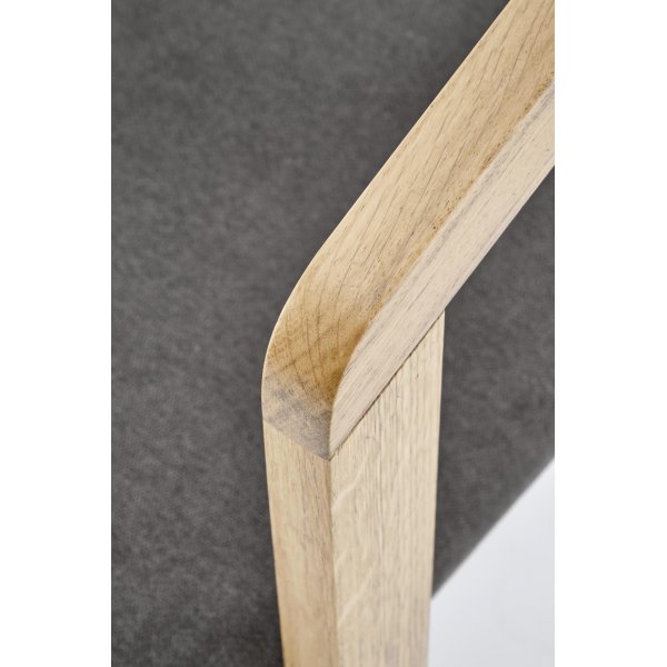 Chaise de salle  manger Java - Gris/chne