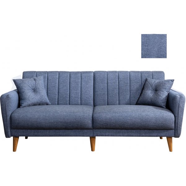 Canap-lit 3 places Aqua - Bleu fonc