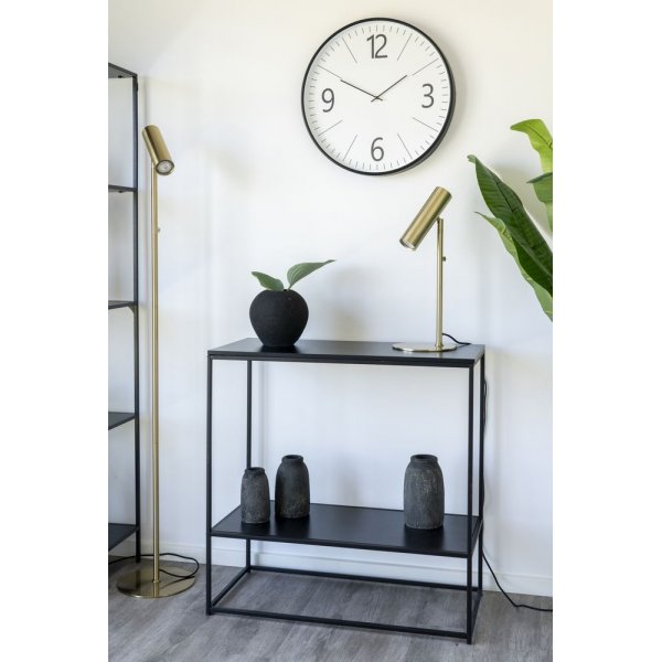 Table console blanche 36 x 80 cm - Noir Table console blanche 36 x 80 cm - Noir