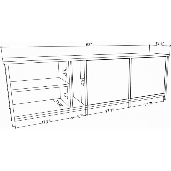 Banc multimdia Primrose - Anthracite/or
