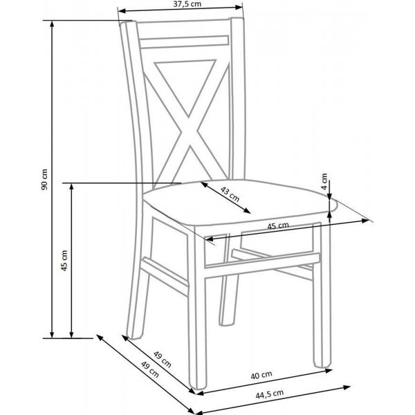 Chaise de salle à manger Marstrand - Chêne Chaise de salle à manger Marstrand - Chêne