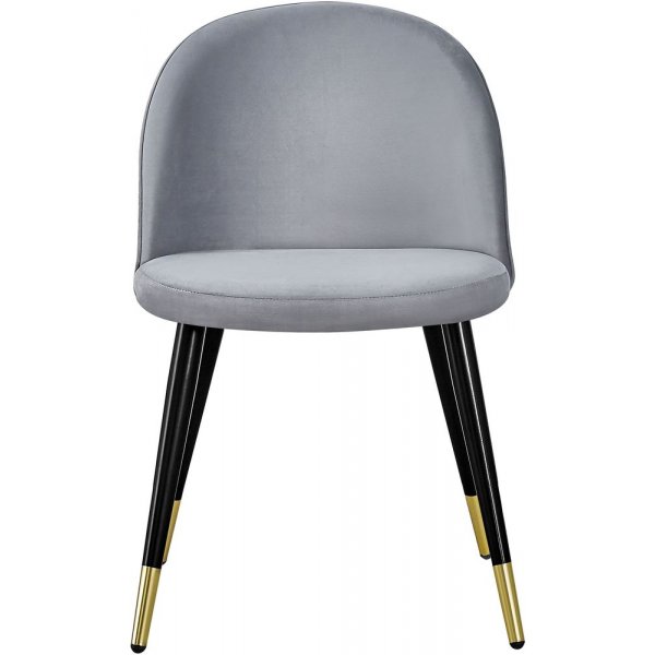 Alice matstol - Mssing/ljusgr sammet